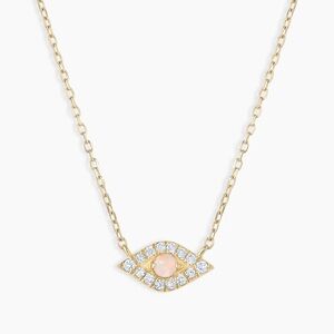 Gorjana Diamond Evil Eye Necklace